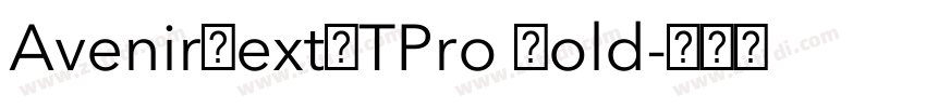 AvenirNextLTPro Bold字体转换